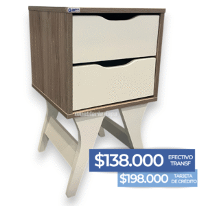 MESA LUZ 2 CAJONES WINCO BALTICO