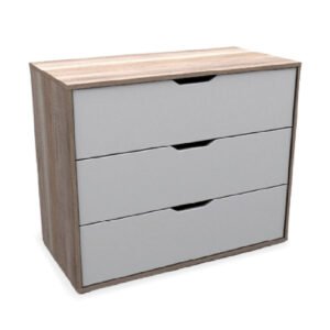 COMODA 3 CAJONES BARRIQUE