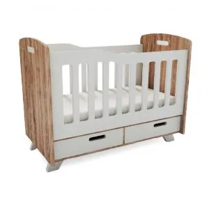 CUNA CON BARANDA DESLIZABLE NORDIC
