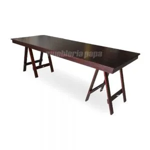 TABLÓN PREMIUM EXTRA 250X90CM MADERA + 2 CABALLETES