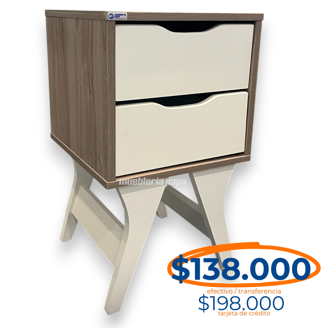 MESA LUZ 2 CAJONES WINCO BALTICO