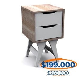 MESA LUZ 2 CAJONES WINCO BALTICO