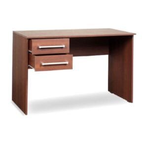 ESCRITORIO 110CM 2 CAJONES MESINA COLOR NOGAL