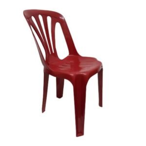 SILLA PLASTICO NIKOLAS APILABLE ROJO