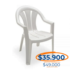 SILLÓN REFORZADO DANNER BLANCO