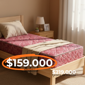 COLCHÓN 80X190CM SELENE ESPUMA 26CM TELA JACKARD