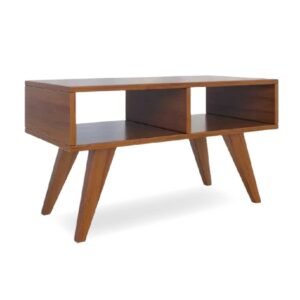 MESA DE LIVING ESCANDINAVA PINO 123-3 LUSTRE CASTAÑO