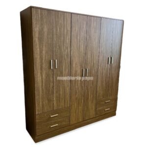 PLACARD TANA ECO 169X182X47CM 6 PUERTAS 4 CAJONES MOCCHA