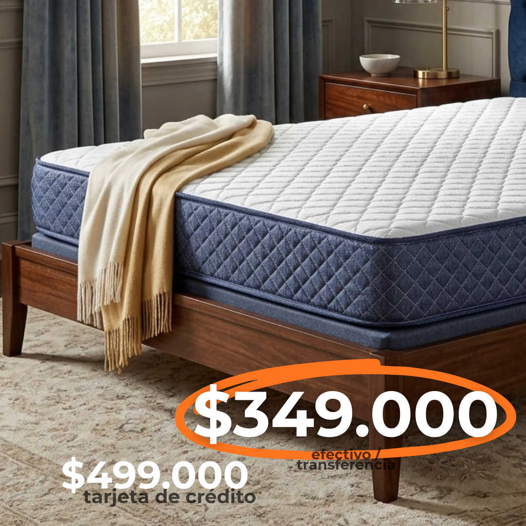 COLCHON SUAVESTAR ESPUMA 140X190CM LUJO 26CM