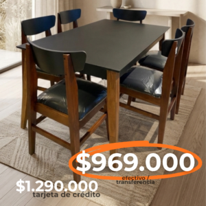 JUEGO DE COMEDOR MEDITERRANEO