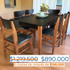 JUEGO DE COMEDOR MEDITERRANEO