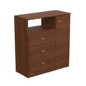 COMODA CAIRO CEDRO 1 PUERTAS 4 CAJONES 56805