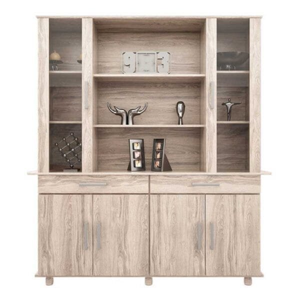 MODULAR 160CM 6 PUERTAS 2 CAJONES ABEDUL 226