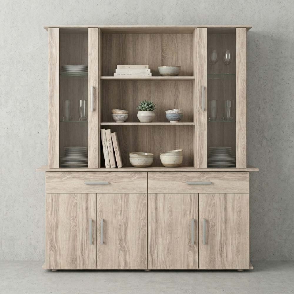 MODULAR 160CM 6 PUERTAS 2 CAJONES ABEDUL 226