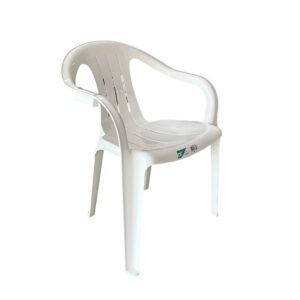 SILLA ARENA BLANCA CON APOYA CELULAR