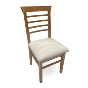 SILLA  EMILIA PINO 1413 MIEL ECO CHAMPAGNE