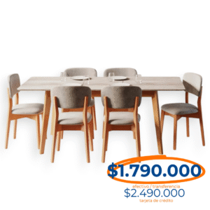 JUEGO DE COMEDOR HEDDA