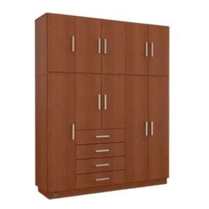 PLACARD KABUL PLUS 10 PUERTAS 174X214CM TABACO