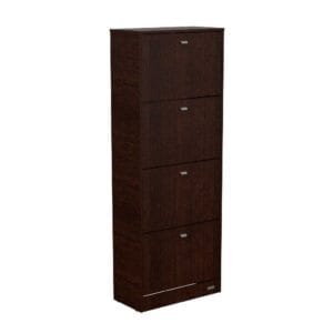 ZAPATERO KABUL 20 PARES 4 PUERTAS TABACO 56294