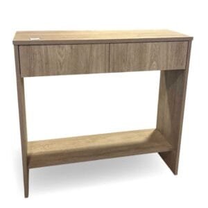 RECIBIDOR 90 CM MDF CON 2 CAJONES CAJU