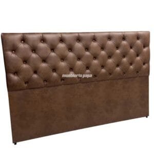 RESPALDO CAPITONE KING (210cm) TAP. CUERO TEX SUELA