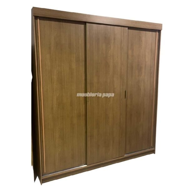 PLACARD PORTO FLEX 3 PUERTAS  NATURE 200X223X54CM