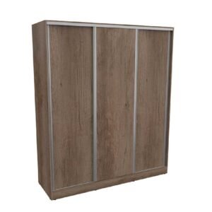 PLACARD LIVORNO 180X219CM 3 PUERTAS CORREDIZAS NEBRASKA GRIS