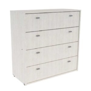 COMODA 4 CAJONES LIVORNO GRIS ANDINO