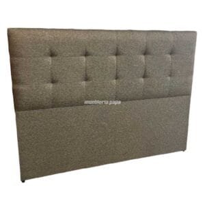 RESPALDO CON COSTURAS KING (210cm) TAP. RÚSTICO SEPIA