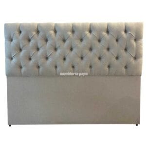 RESPALDO CAPITONE QUEEN (180cm) TAP. PANA BEIGE
