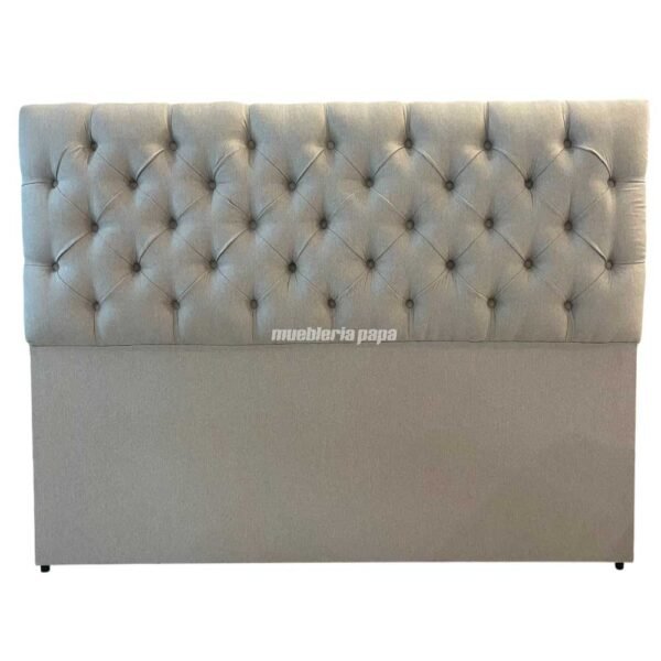 RESPALDO CAPITONE 2 ½ (160cm) TAP. PANA BEIGE