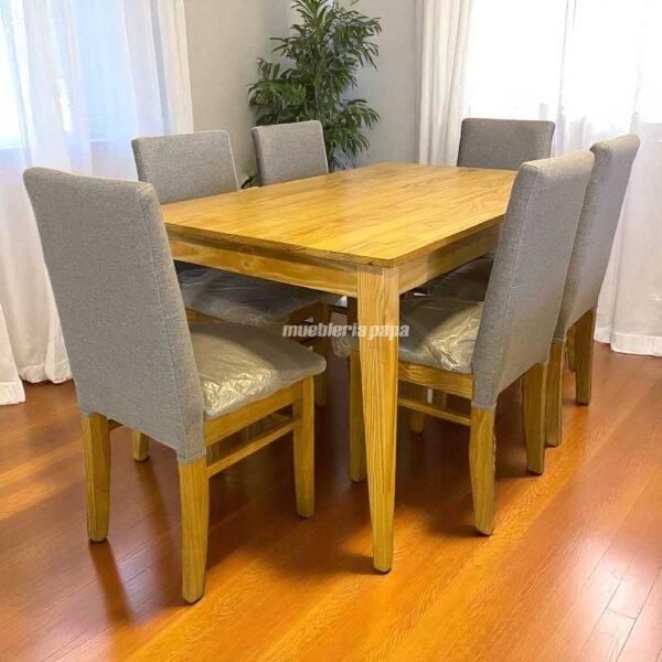 JUEGO DE COMEDOR AURORA PLATA