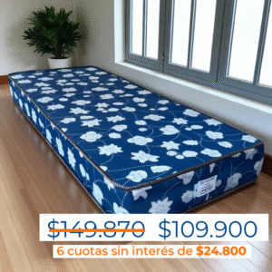 COLCHON 80X190x18CM ESPUMA FUNCIONAL SAB.