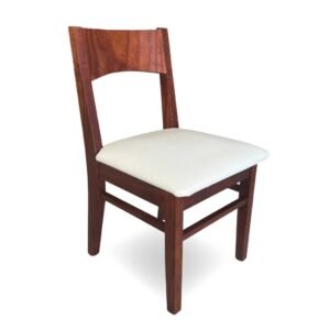 SILLA  GIOVA CEDRO 1402 CUERINA CHAMPAGNE