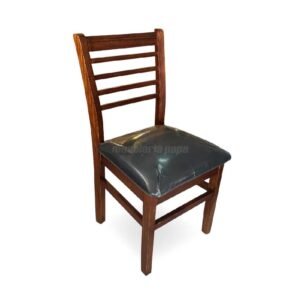 SILLA  PINO CORPUS HORIZONTAL TAPIZADO ECO NEGRO 354 CASTAÑO