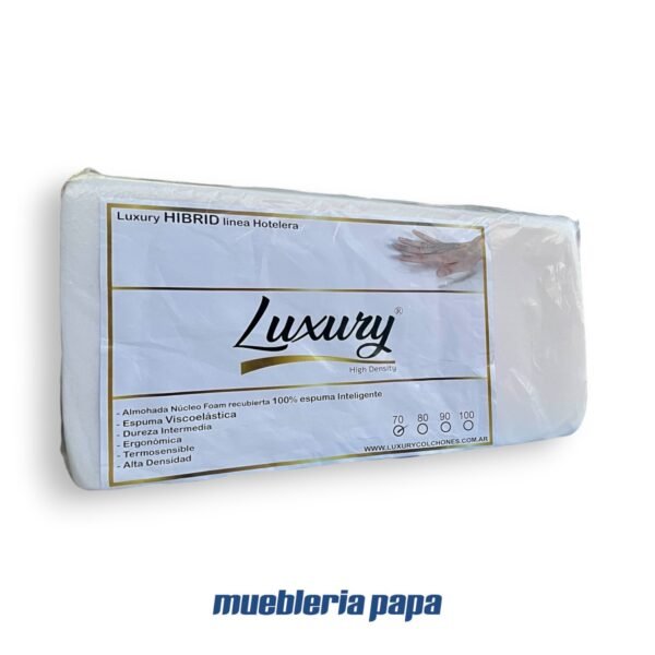 ALMOHADA VISCOELASTICA HIBRIDA ESPUMA 70CM