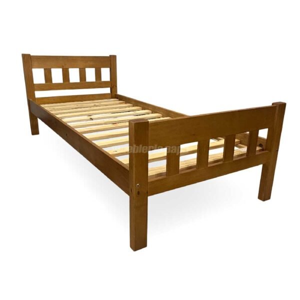 CAMA 1 PLAZA 80CM GIOKO GI01 CARAMELO