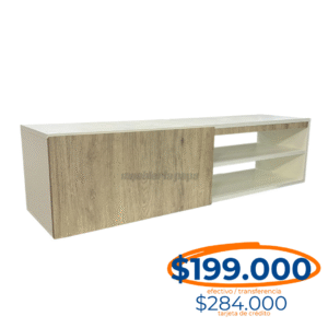 RACK FLOTANTE 140CM COMBINADO BLANCO - GAUDÍ