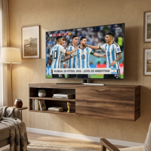 RACK FLOTANTE 140CM TERRACOTA