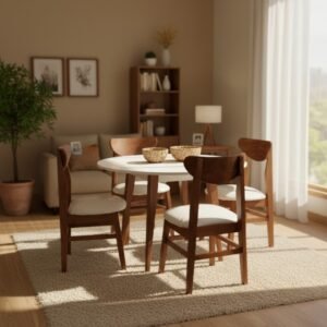 JUEGO DE COMEDOR NORWAY CASTAÑO