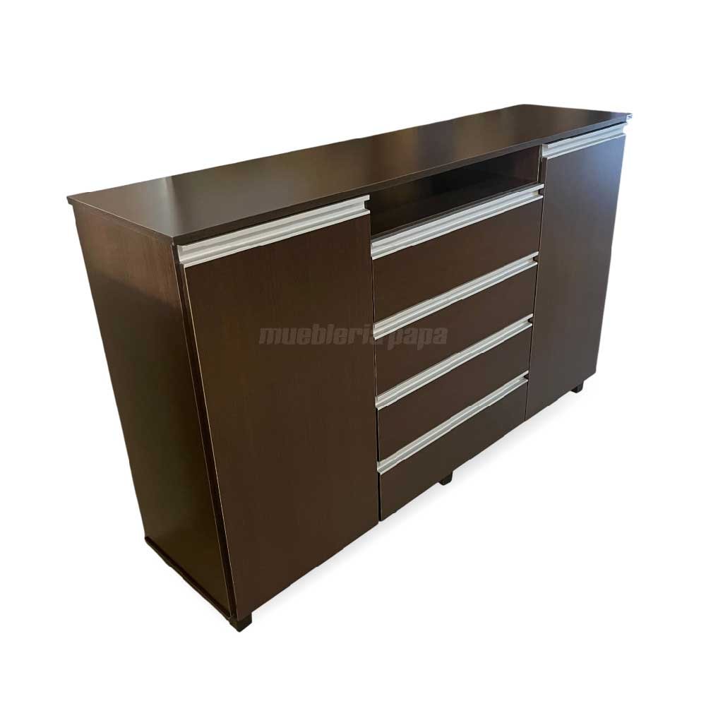 BAHIUT 4 CAJONES, 2 PUERTAS WENGUE 160 - COD 103