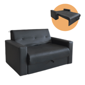 SOFA CAMA DOS CUERPOS HASSEL CUERINA
