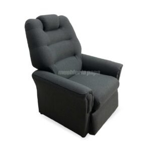 SILLON POLTRONA FRIDA RUSTICA ALPHA GRIS OSCURO